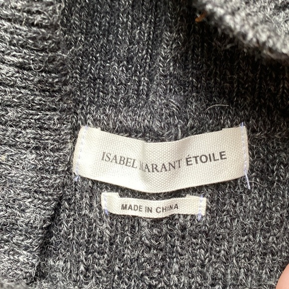 Isabel Marant Etoile Wool Ribbed Knit Crossover Mini‎ Skirt - Picture 4 of 6